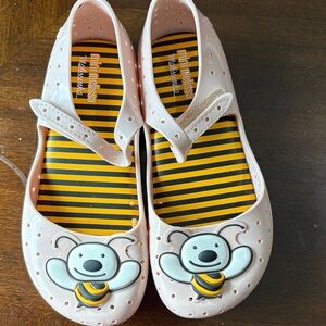 Mini Melissa Kids Slippers with Bee Accent
